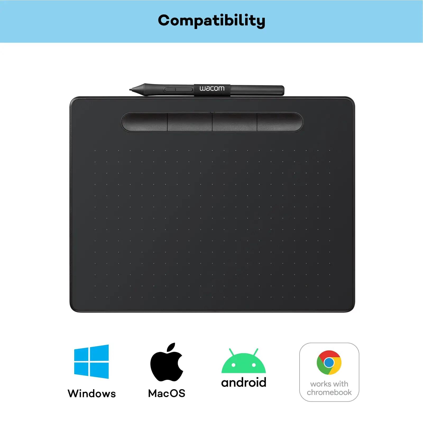 Wacom Intuos keskmine graafikalaud — täpne joonistamiseks ja – pilt 7