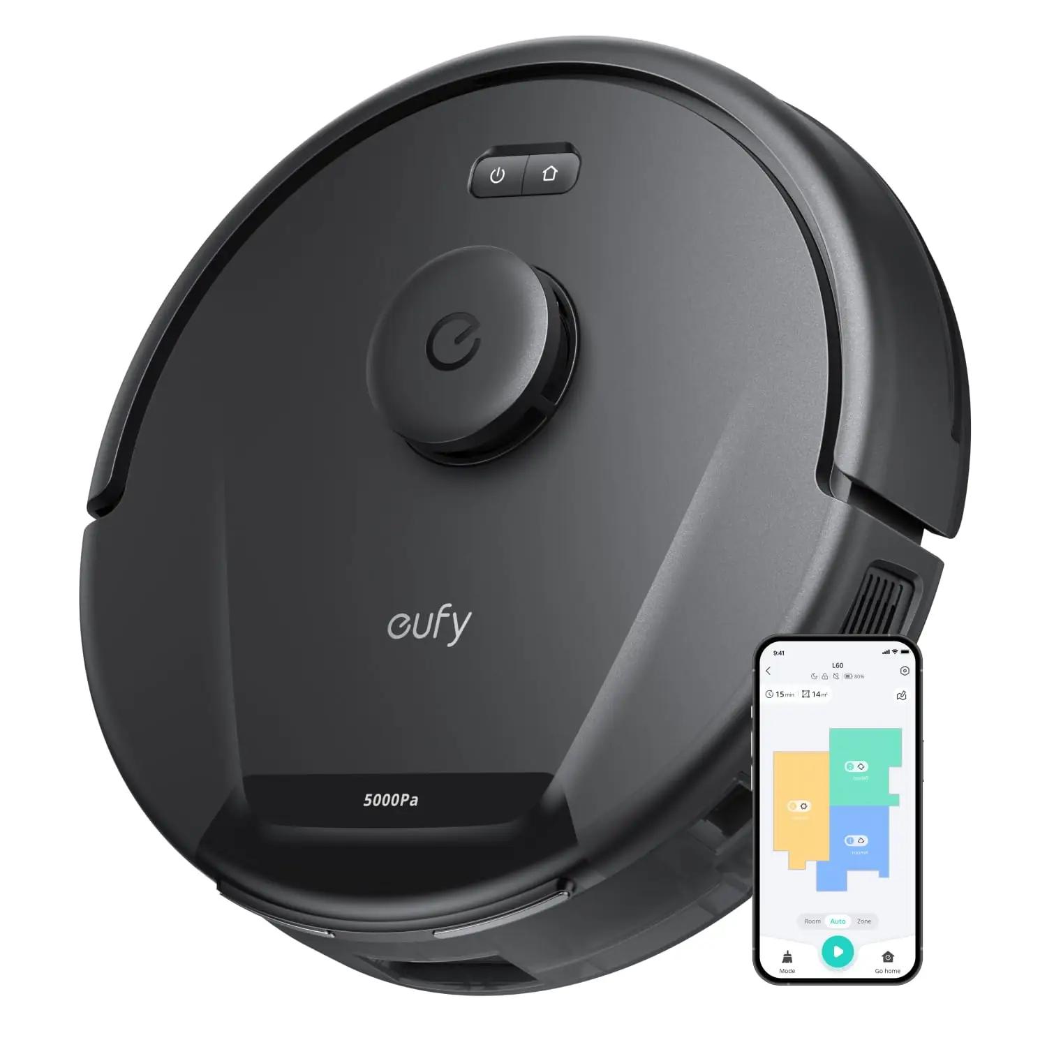 eufy nutikas tolmuimejarobot L60 — tugev 5 000Pa imemine