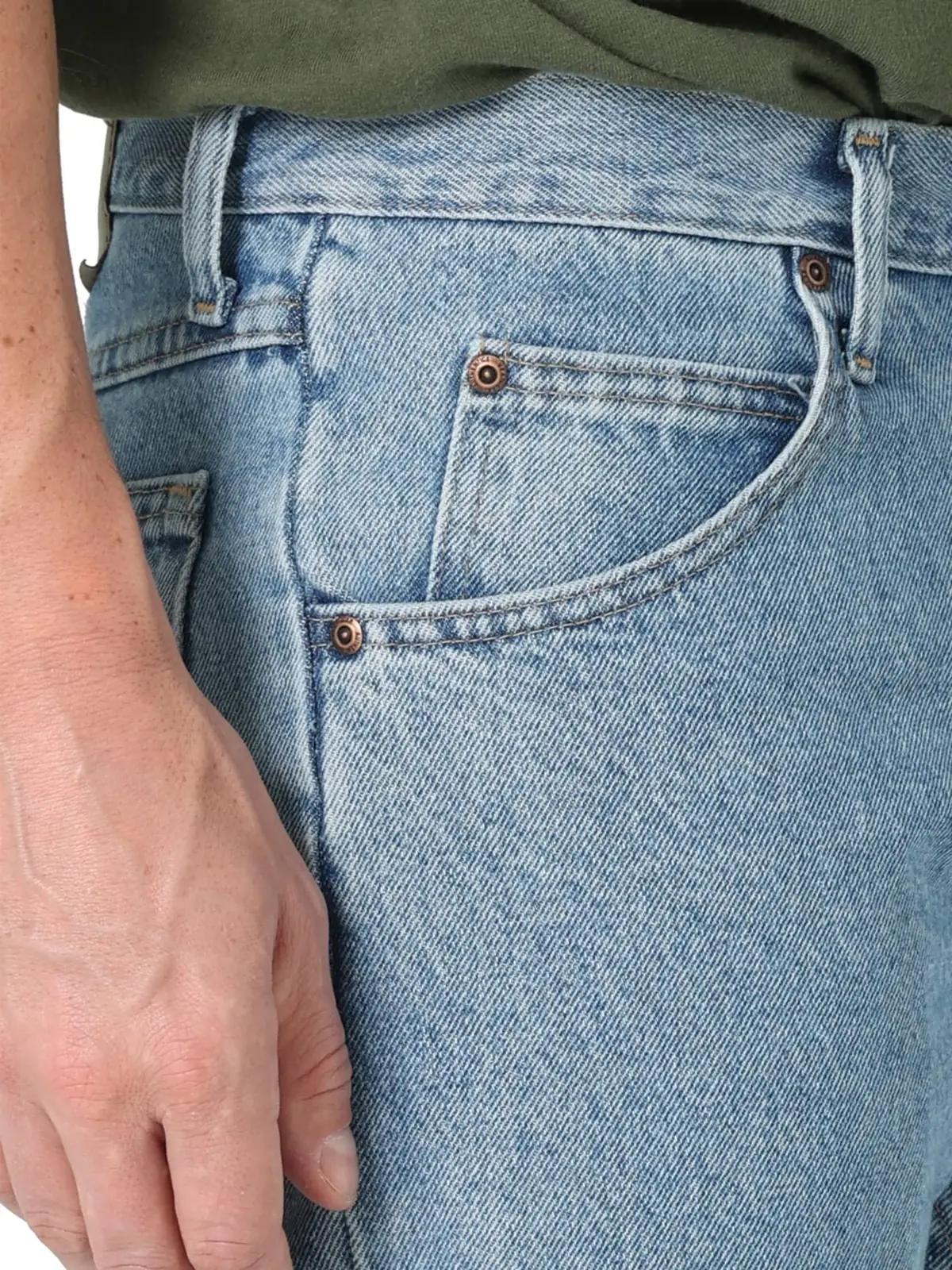 Wrangler Authentics ZM100LS teksapüksid – detailne lähivaade