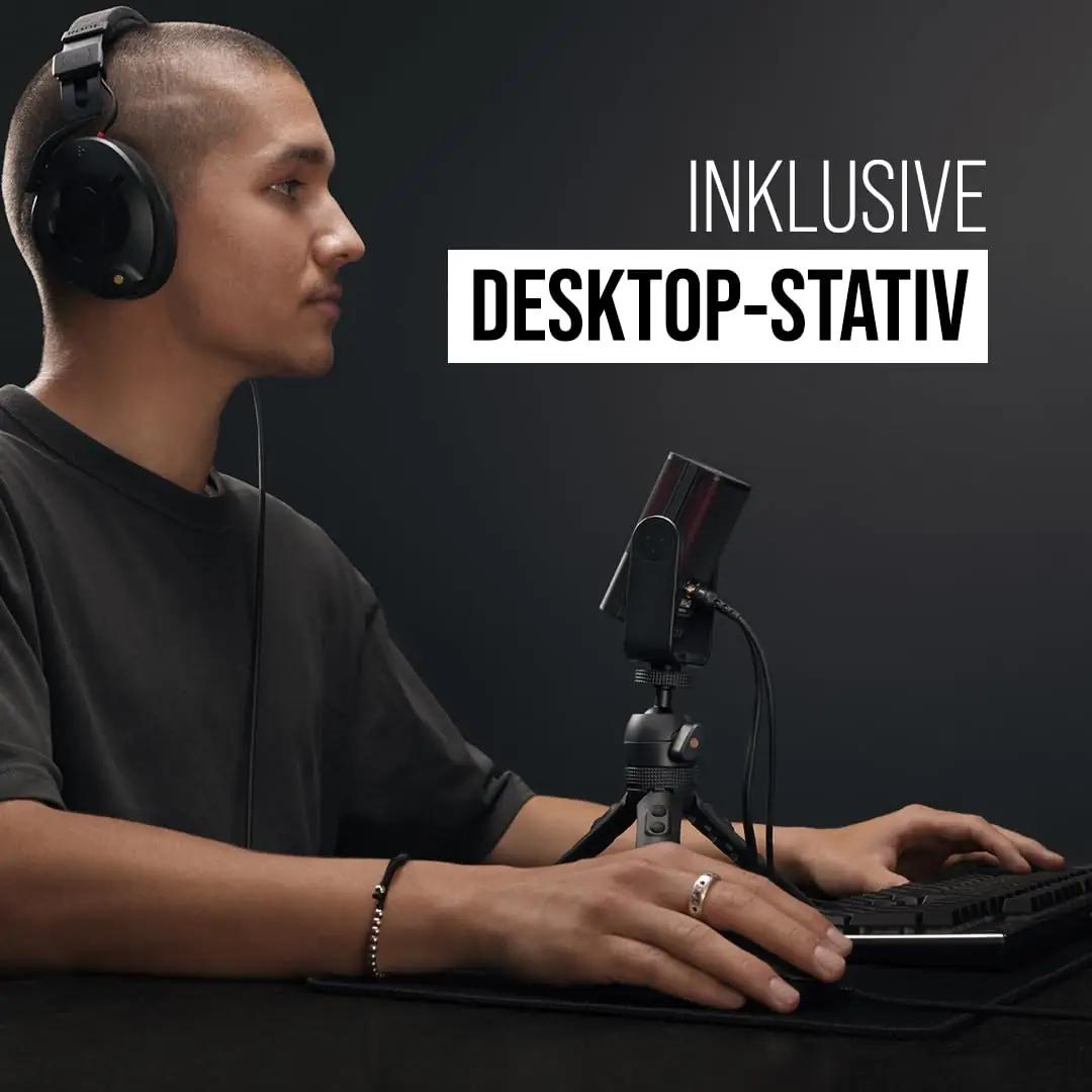 RØDE mugav USB-mikrofon XCM-50 stuudiokvaliteediga – kasutusnäide