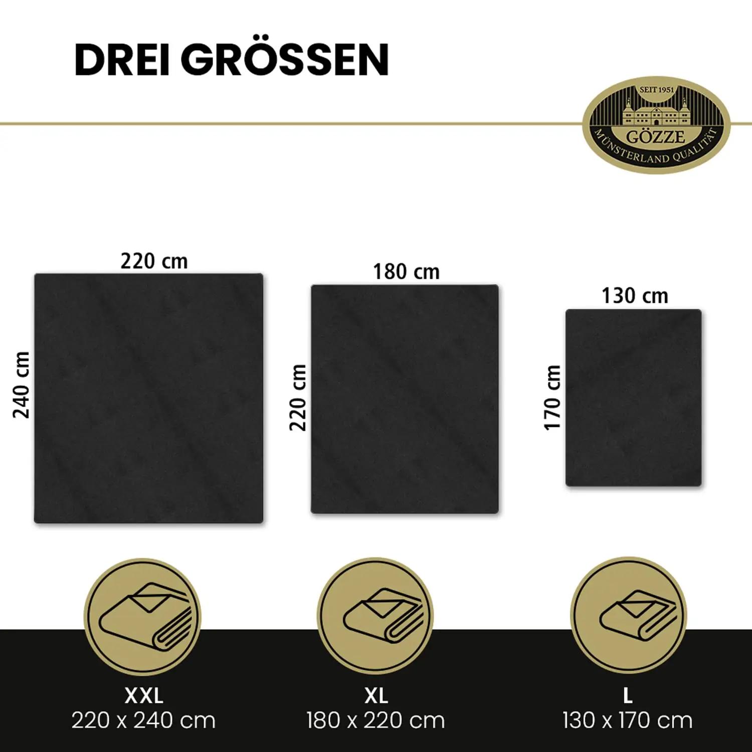Gözze pehme kashmiiri-tundega tekiidee — 180×220 cm taupe – lisavaade