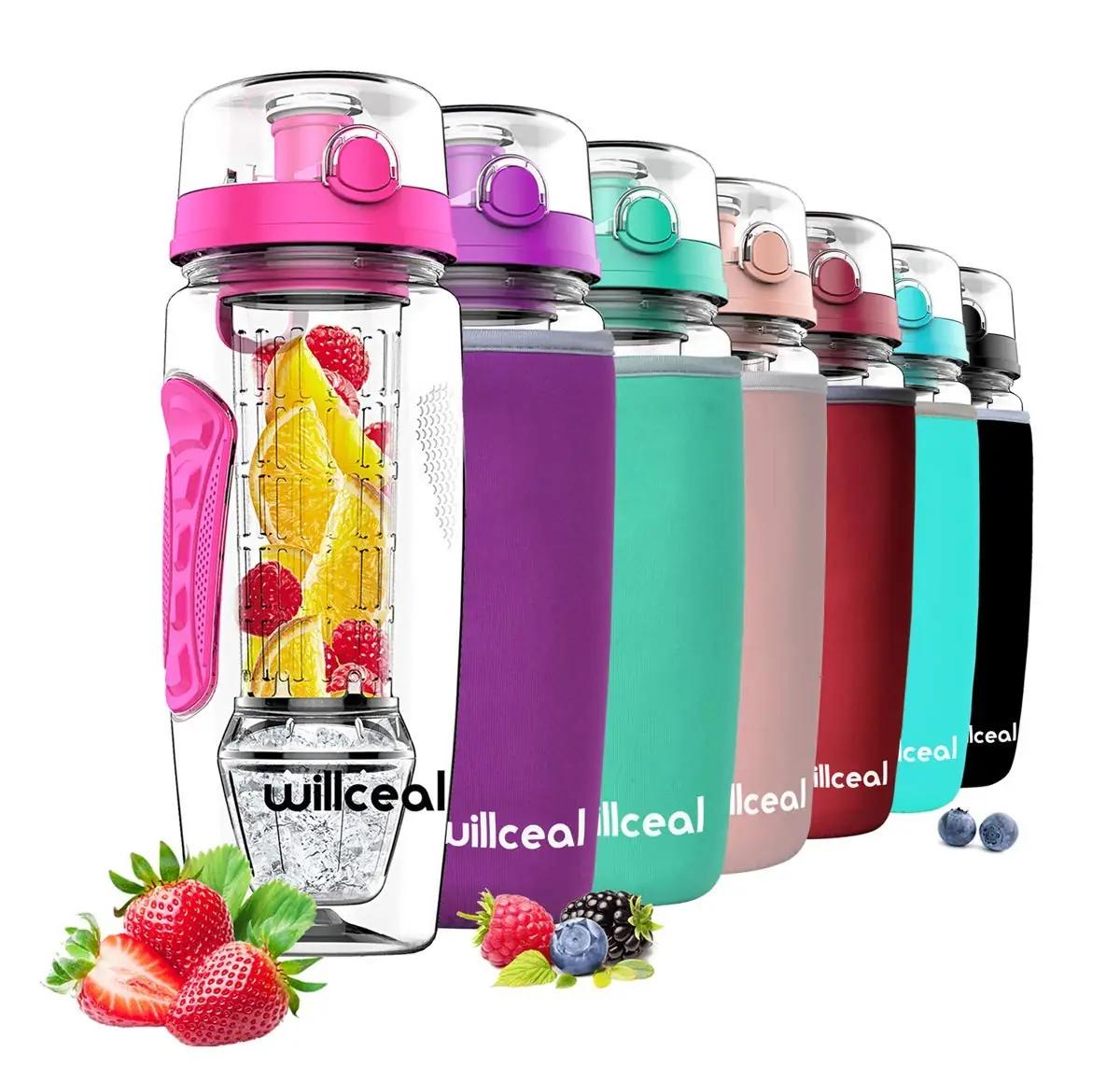 willceal Tritan veepudel 945 ml koos puuviljasüdamikuga