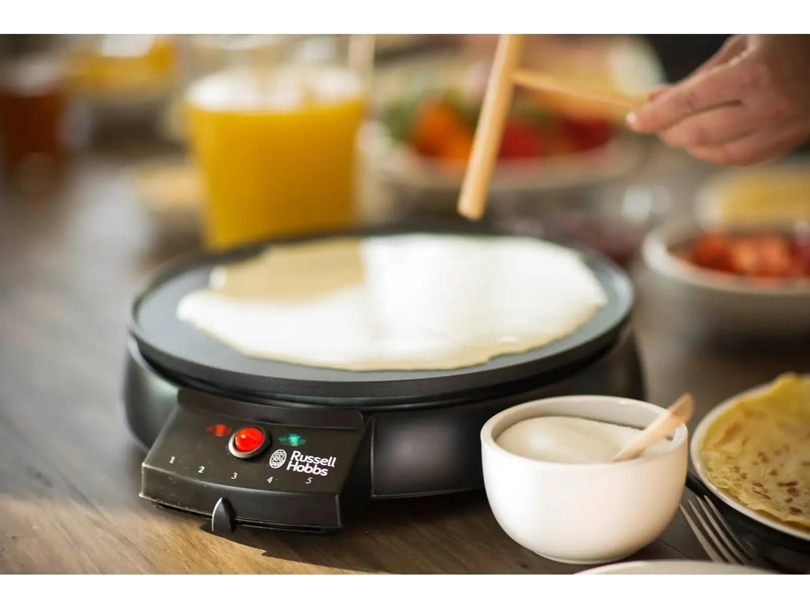 Russell Hobbs vastupidav pannkookide crêpes-maker – pakend ja tarvikud