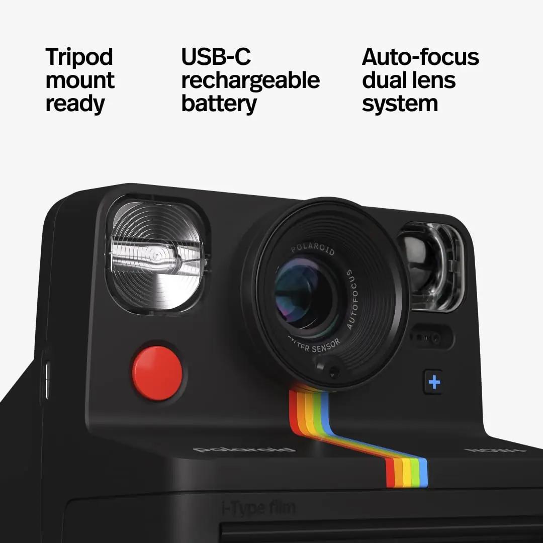 Polaroid kaamera Now+ Gen 2 valge — stiilne ja kaasaskantav – pilt 8
