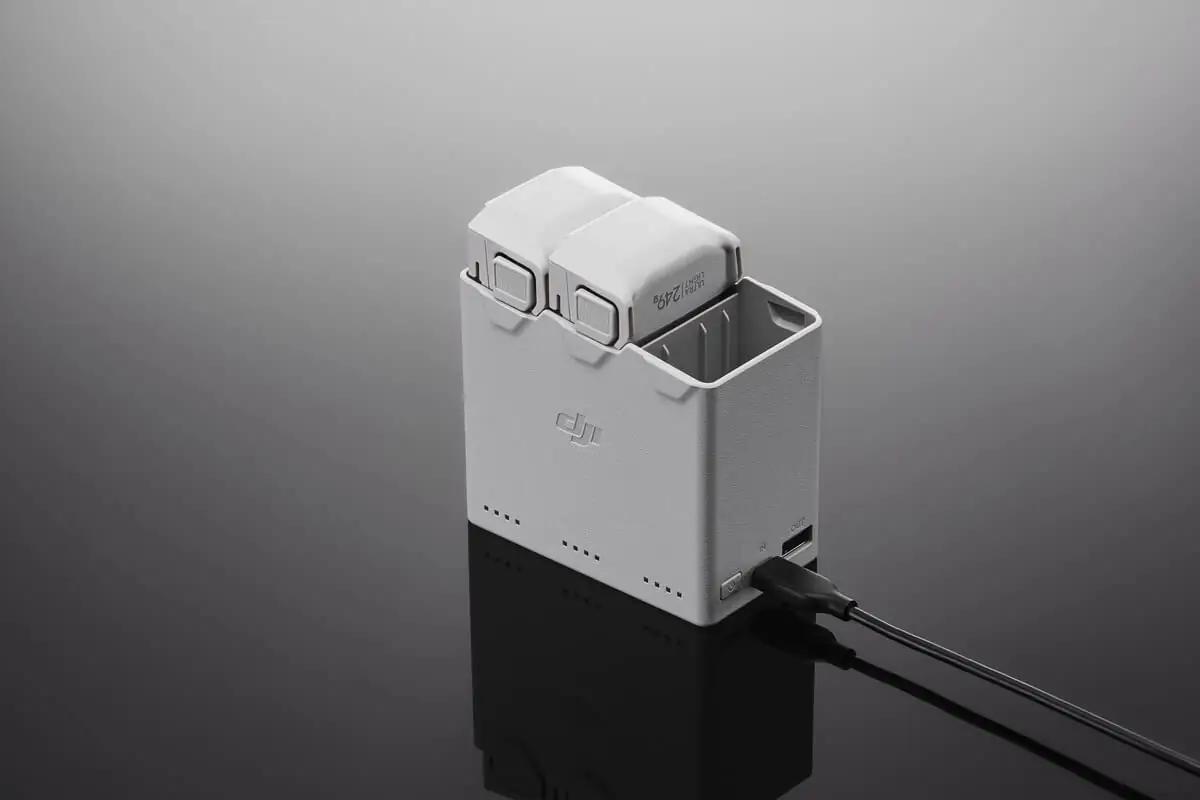DJI laadimisjaam – kompaktne kaksiklaadija Mini 3 Pro jaoks – kasutusnäide