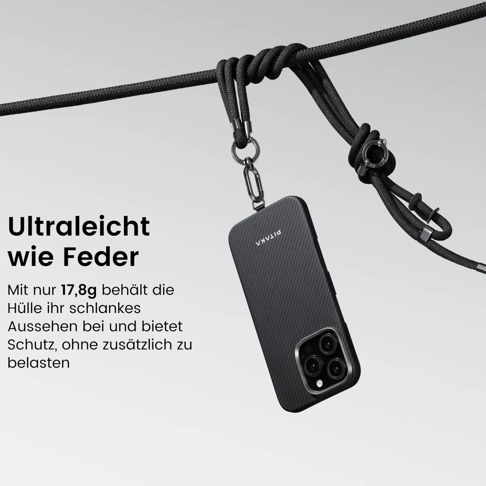 pitaka Aramiidist ultrakerge kaitseümbris iPhone 16 Pro – pakend ja tarvikud