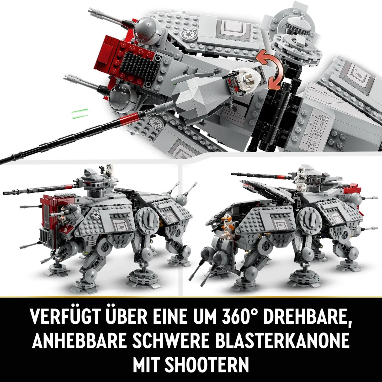 LEGO Star Wars at-TE Walker – detailne mängukomplekt kingituseks – kasutusnäide