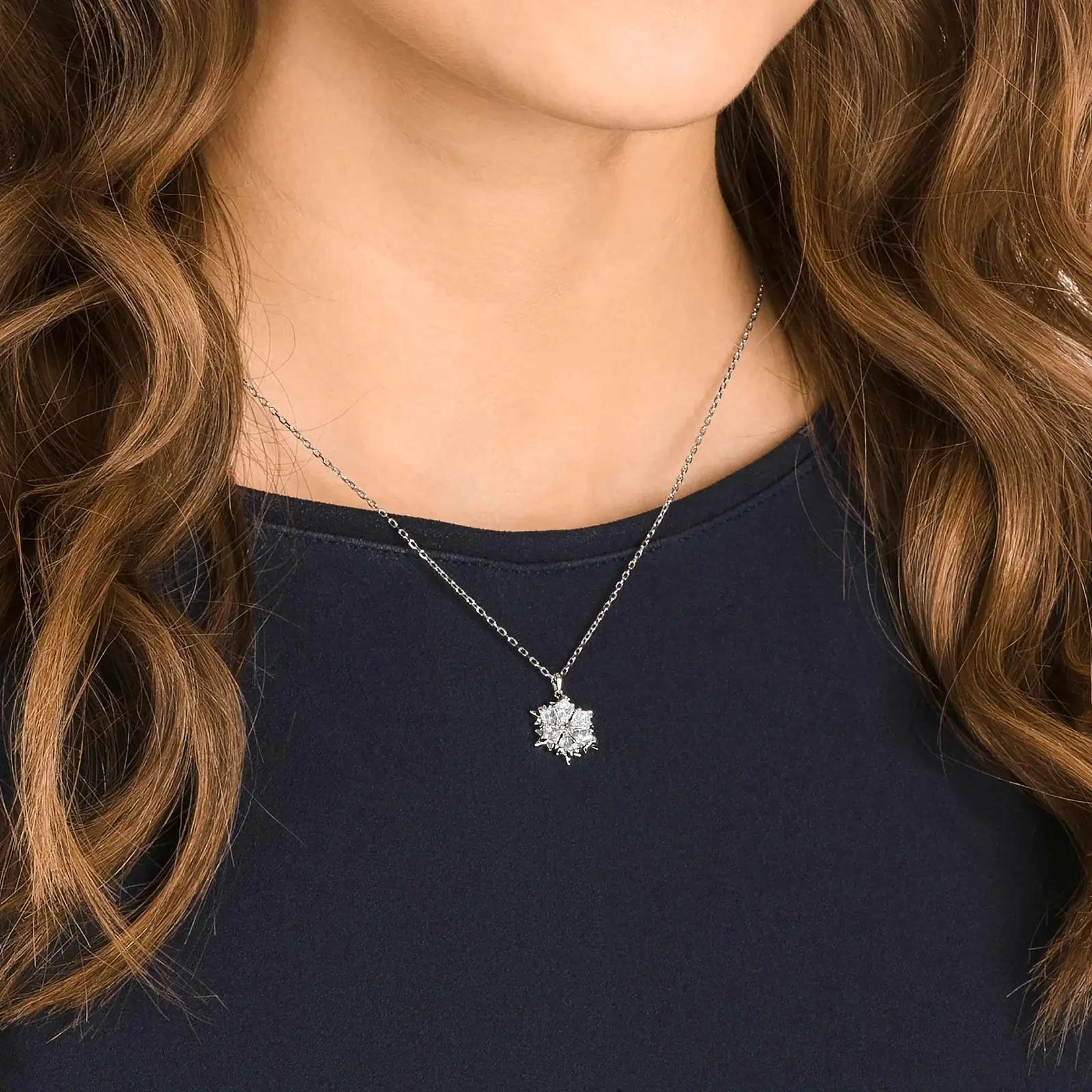 Swarovski kristallripats – lumekristall, rhodeeritud pind – lisavaade
