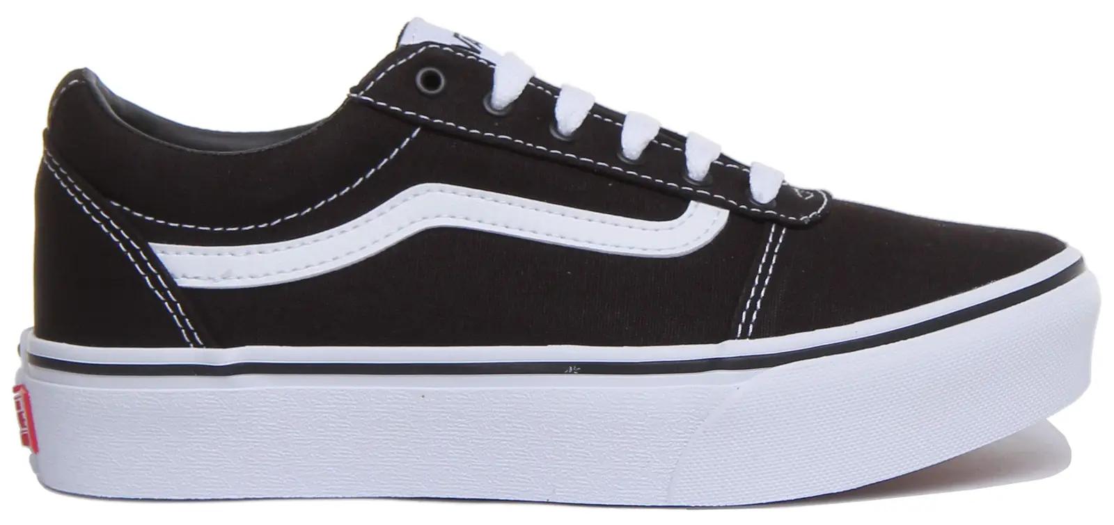 Vans mugavad plätu‑tüüpi platvorm‑sneakerid tüdrukule – pakend ja tarvikud
