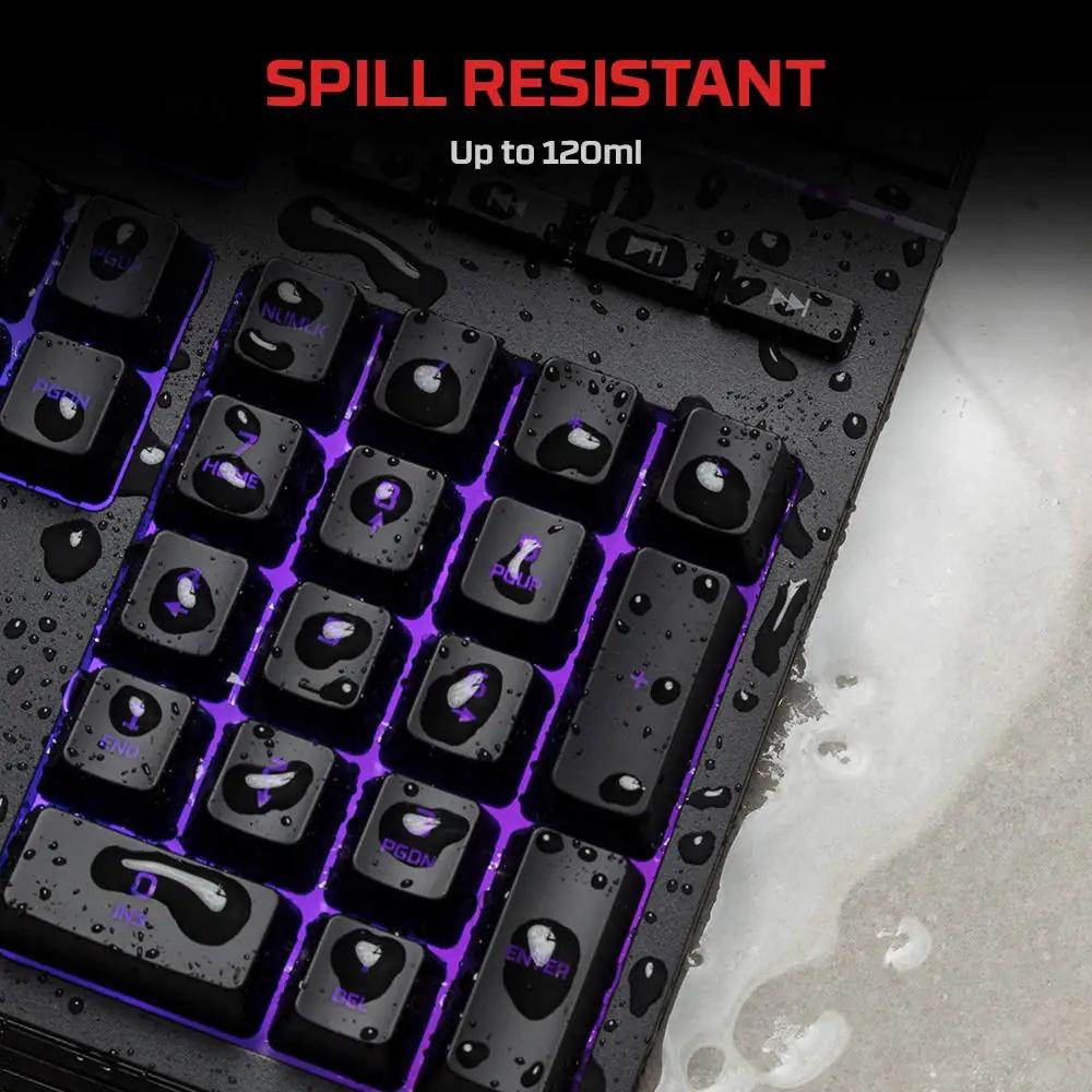 HyperX metallist mängutastatur RGB valgustusega — vastupidav ja – detailne vaade