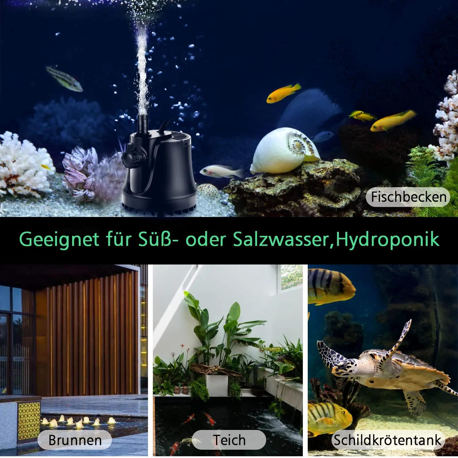 AQQA vastupidav akvaariumipump 3000 L/h – vaikne ABS – lisavaade