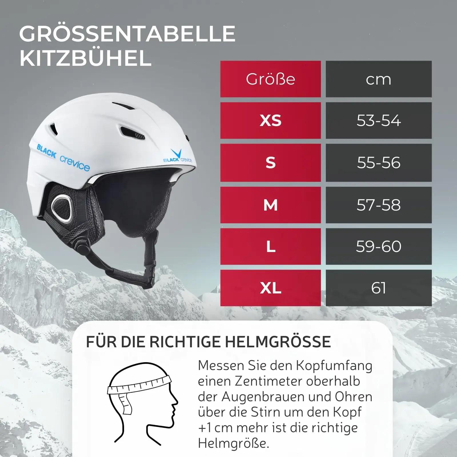 Black Crevice kerge skihelm Kitzbühel — mugav kaitse sõidul – pilt 6