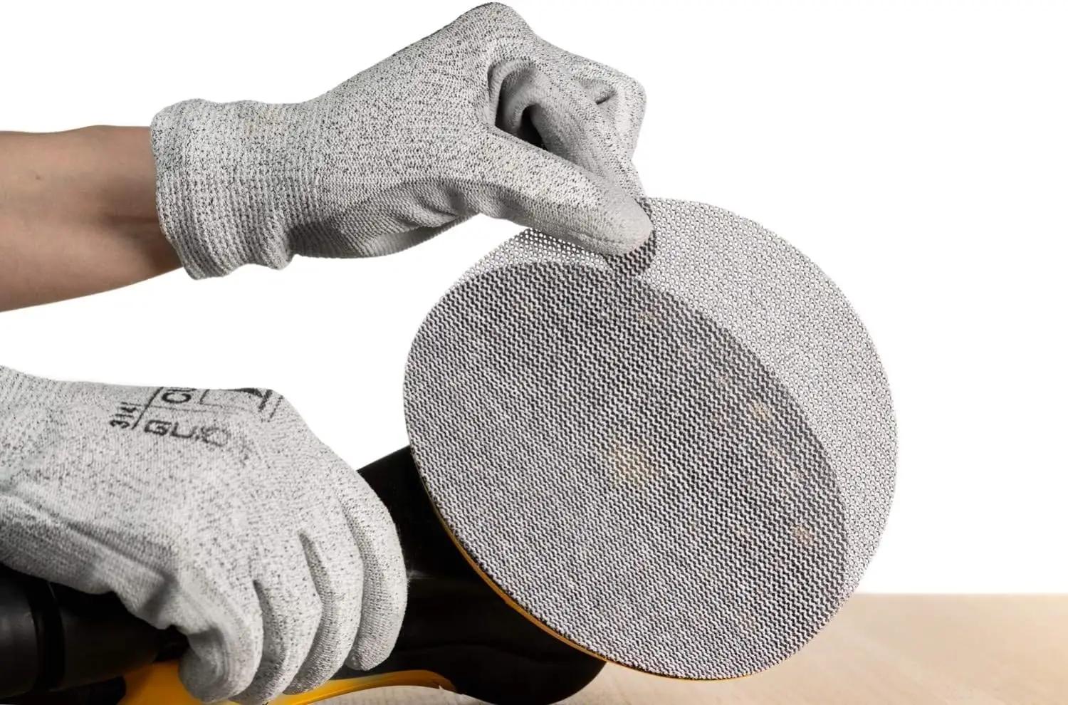 MIRKA vastupidav Abranet 125 mm lihvpaber P120 – 50 tk – pakend ja tarvikud