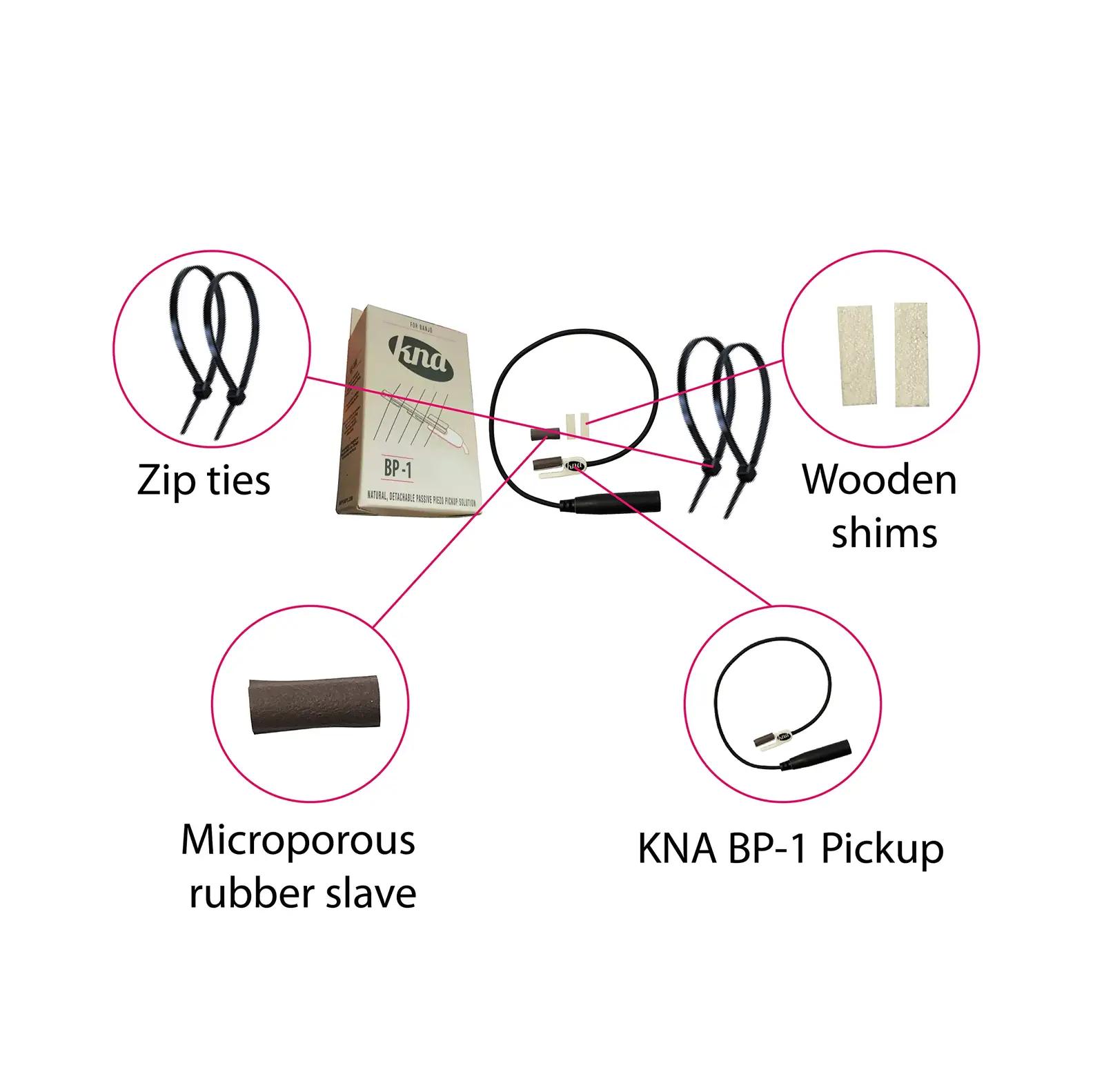 KNA naturaalse ahornpuitu banjo pickup – kompaktne BP-1 – pilt 6