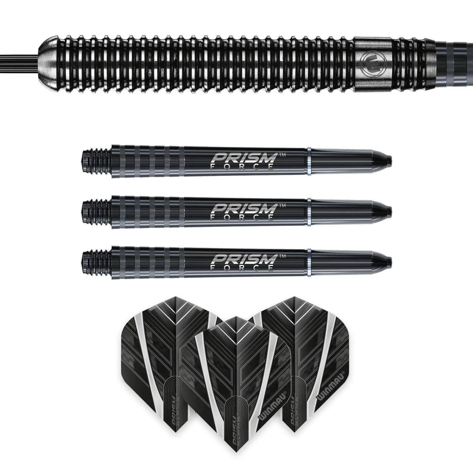 WINMAU wolframist profi steel-tip nooled 22 g – matt must – kasutusnäide