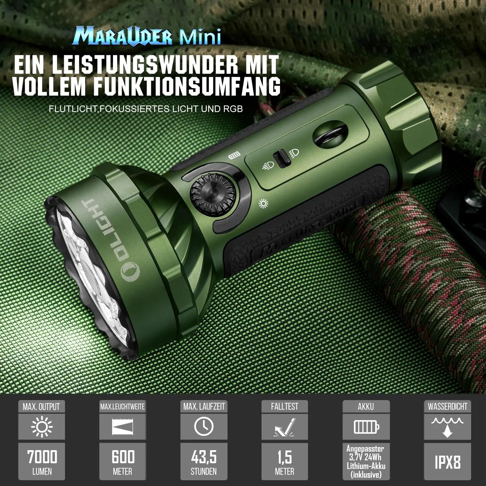 OLIGHT vastupidav alumiinium taskulamp — superheledus ja matkaks – pilt 6