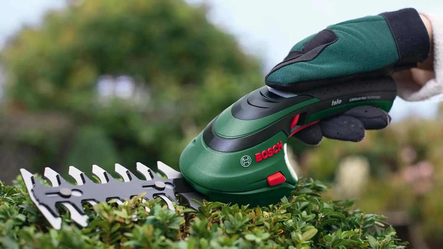 Bosch käsitiivad isio — mugav plastikust aiakäärid kingituseks – detailne vaade
