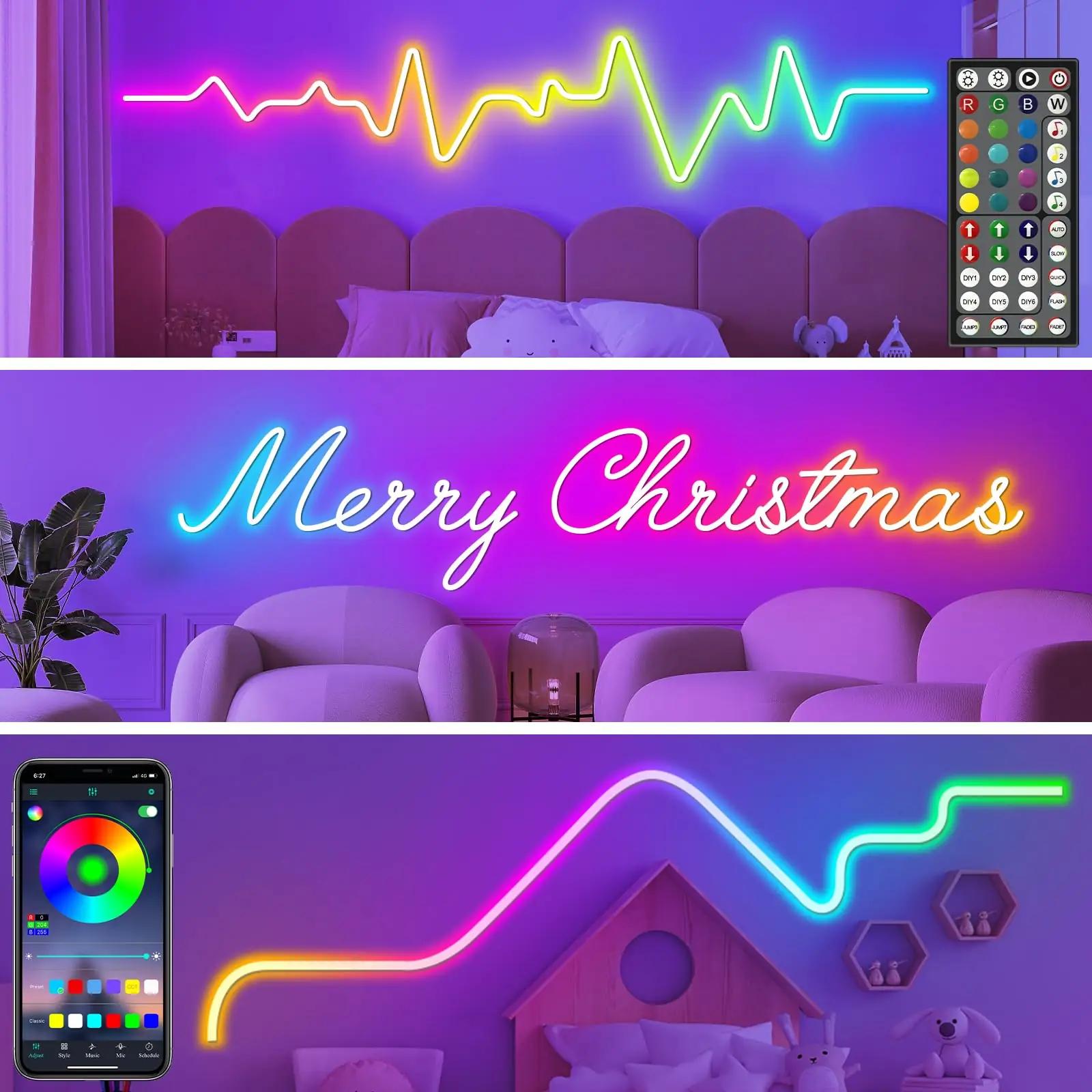 AILBTON RGB neonpael 30 m — painduv ja stiilne valguslahendus – kasutusnäide