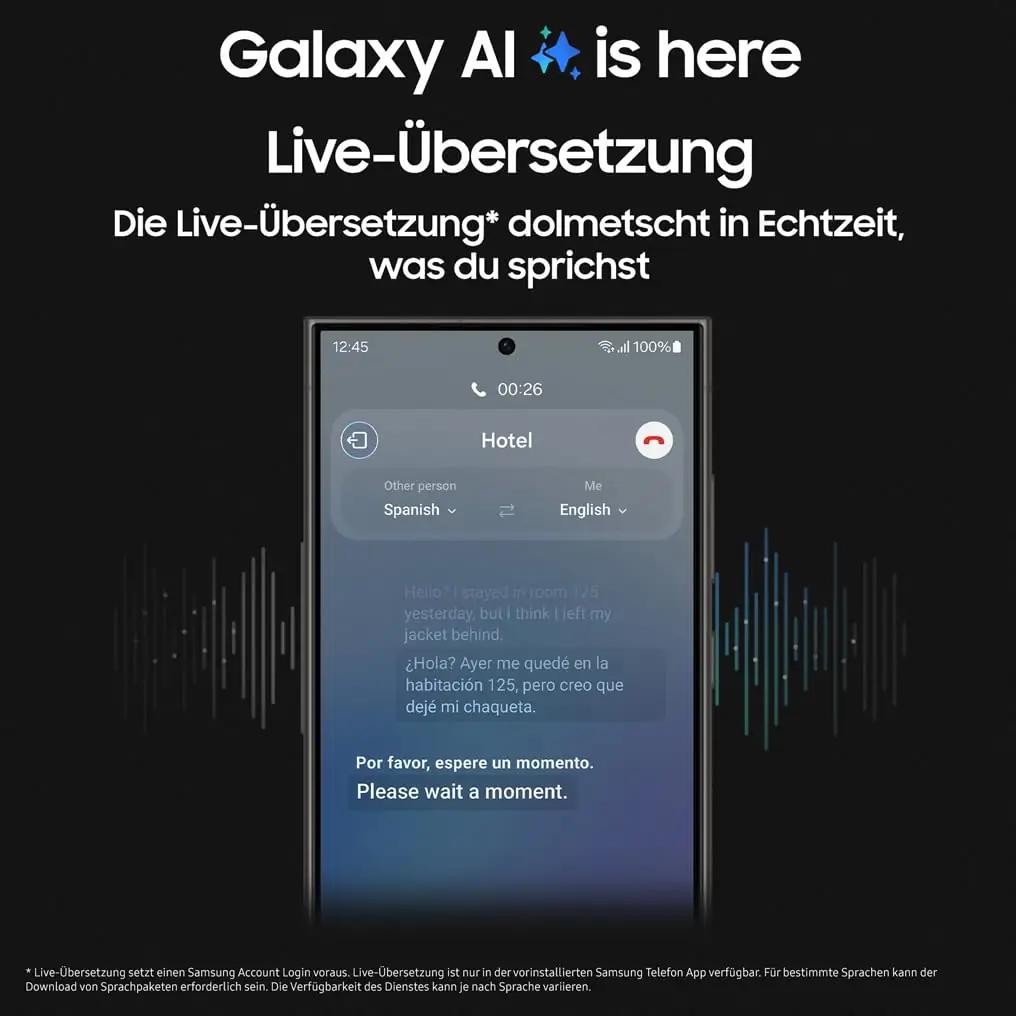 Samsung nutitelefon Galaxy S24 Ultra – vastupidav Titanium Black – kasutusnäide