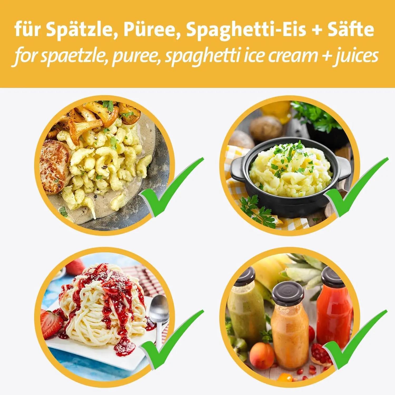 Westmark alumiiniumist spätzle- ja kartulipress — vastupidav 41 – pilt 6