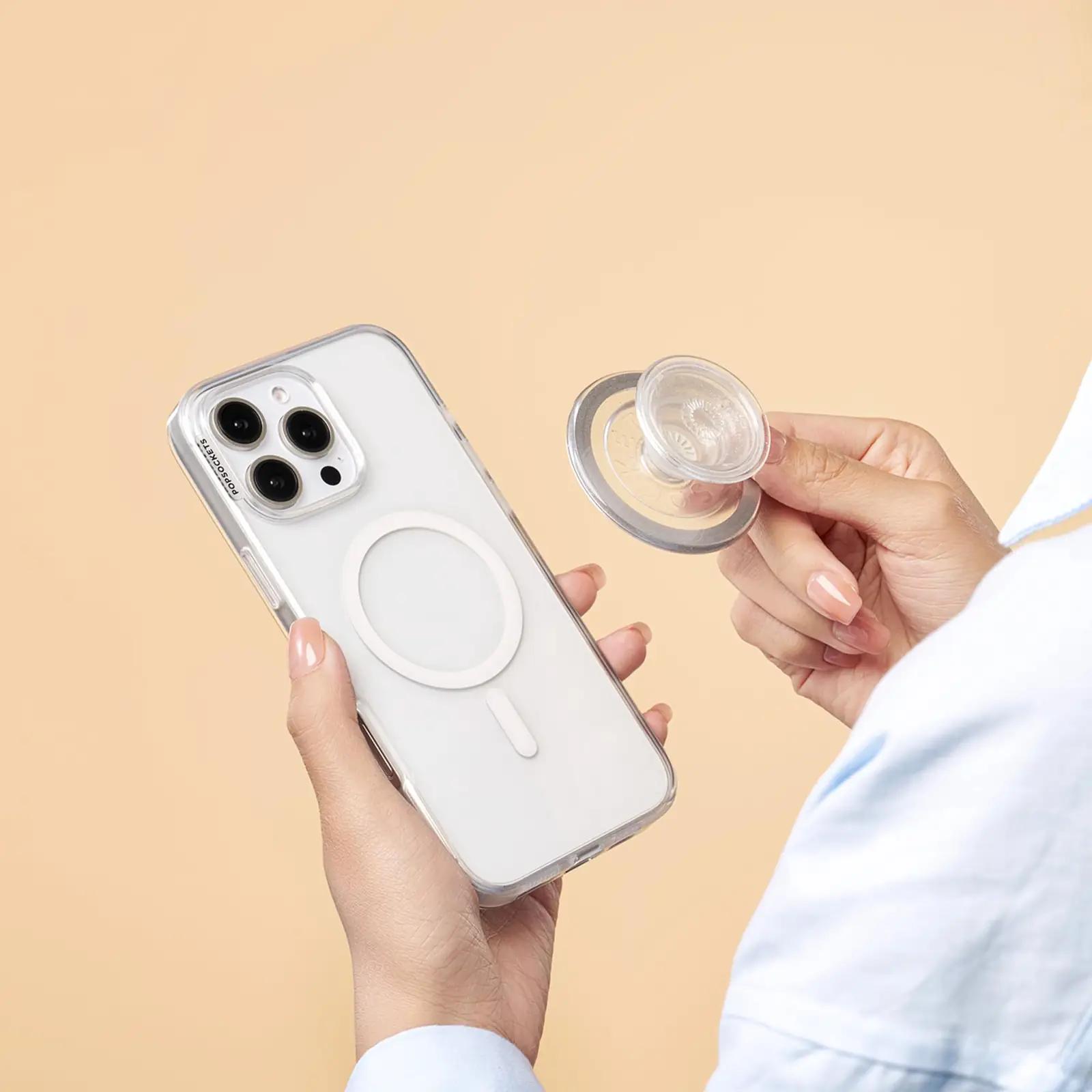 PopSockets selge sädelev MagSafe-käepide ja jalus 806866 – pakend ja tarvikud