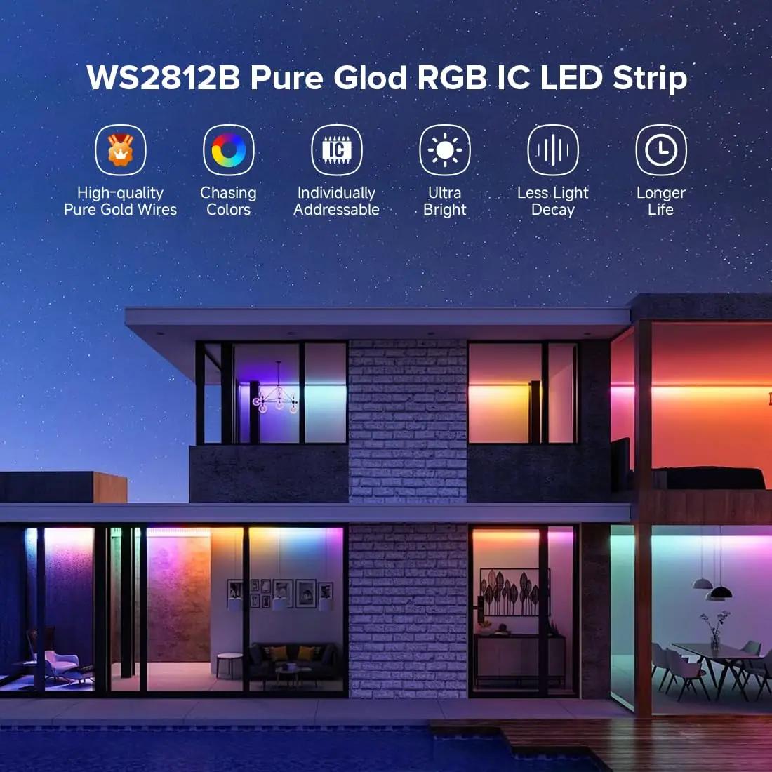 BTF-LIGHTING veekindel RGB LED-riba — paindlik dekor – pilt 6