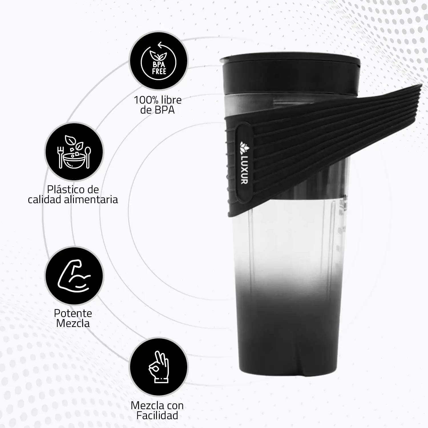 LUXUR vastupidav roostevabast smoothie-blender reisiks ja – detailne vaade