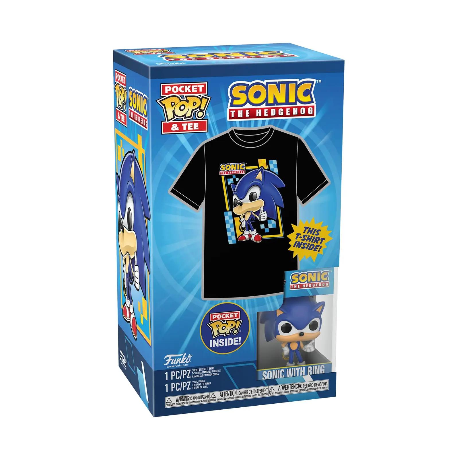 Funko vinyl-mänguasi ja T-särk: Sonic seljakene kingitus – lisavaade