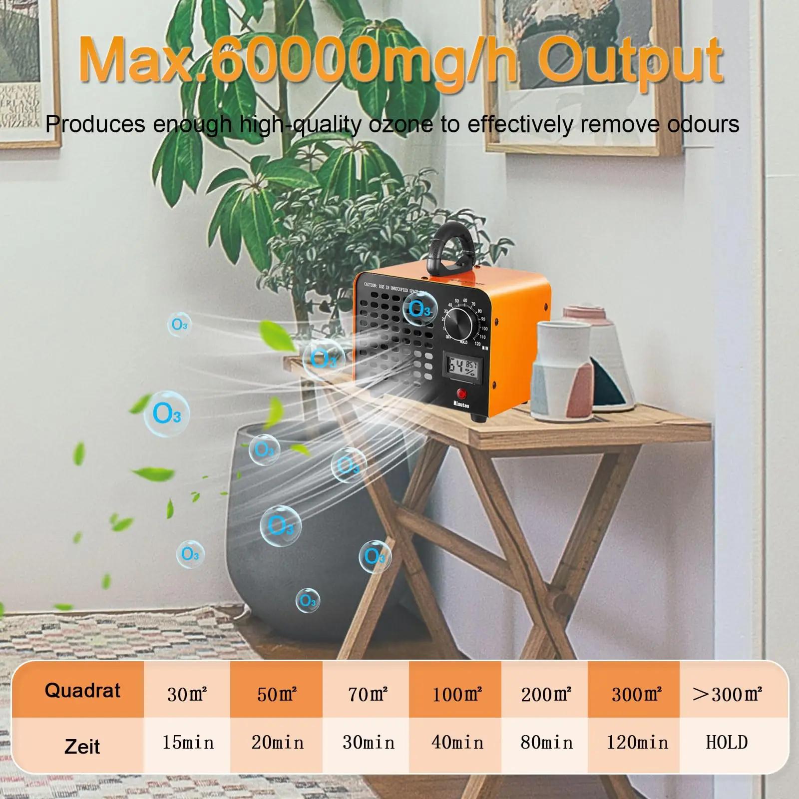 Mhwgo tugev ozongenerator – tõhus õhupuhastus kuni 300 m² – kasutusnäide