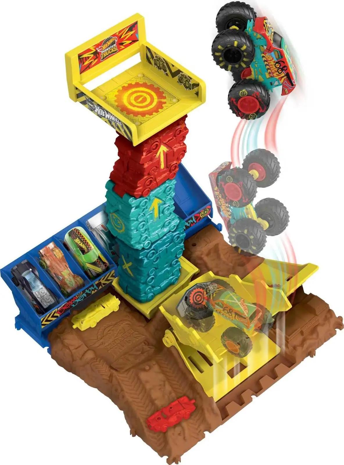 Hot Wheels mängulisem plastikust demo-derby komplekt HNB94 – kasutusnäide