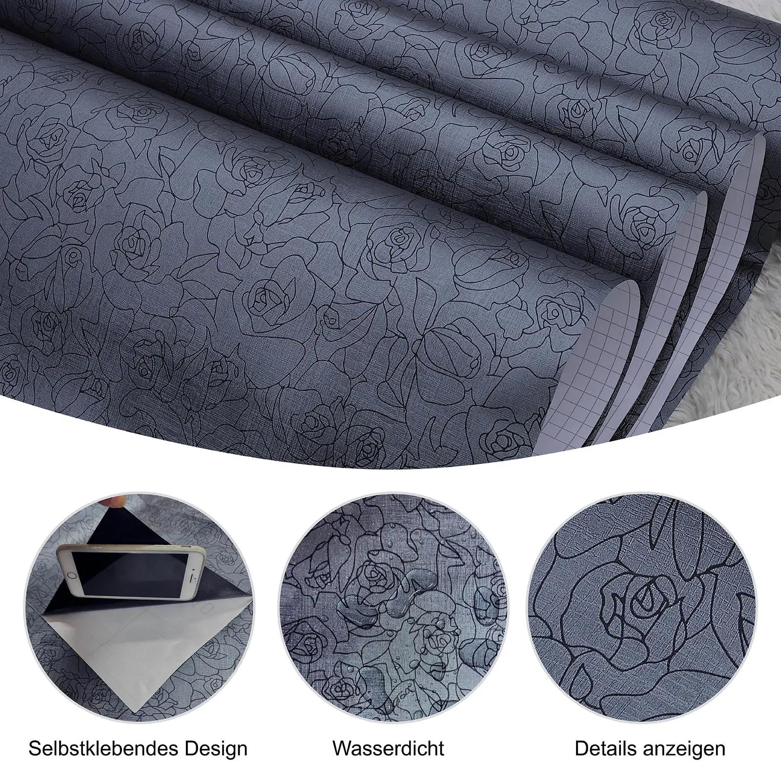 FEILAYS PVC aknafilm – tumendav roosamuster, privaatsus – lisavaade