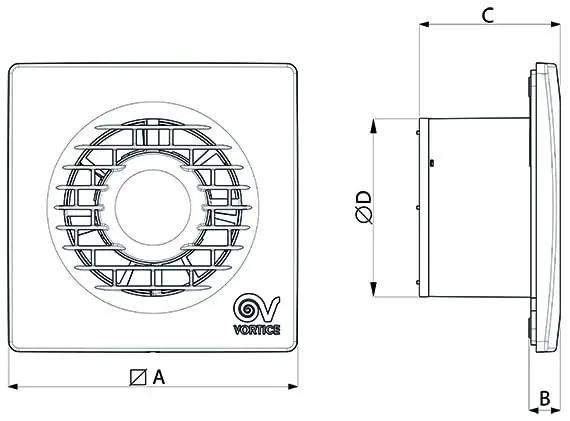 Vortice ventilatsioonipuhur valge plastist – vannituppa – pilt 10
