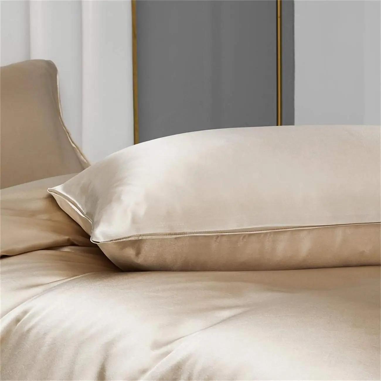YASMENG satiinist voodipesu 140×200 cm – pehme luksus – pilt 7
