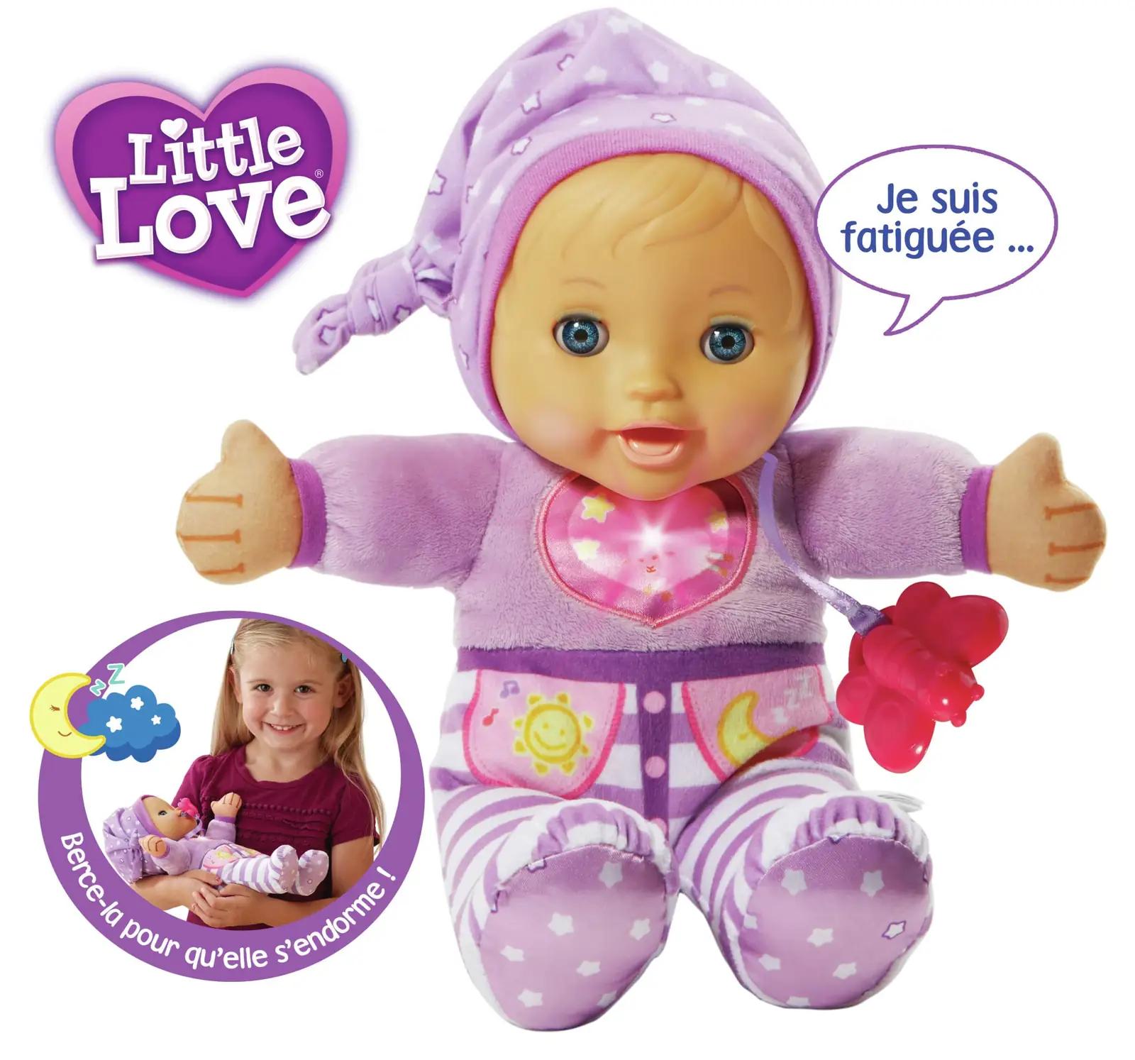 Vtech Little Love – pehme mängunukk tüdrukule ja kingiks – pakend ja tarvikud