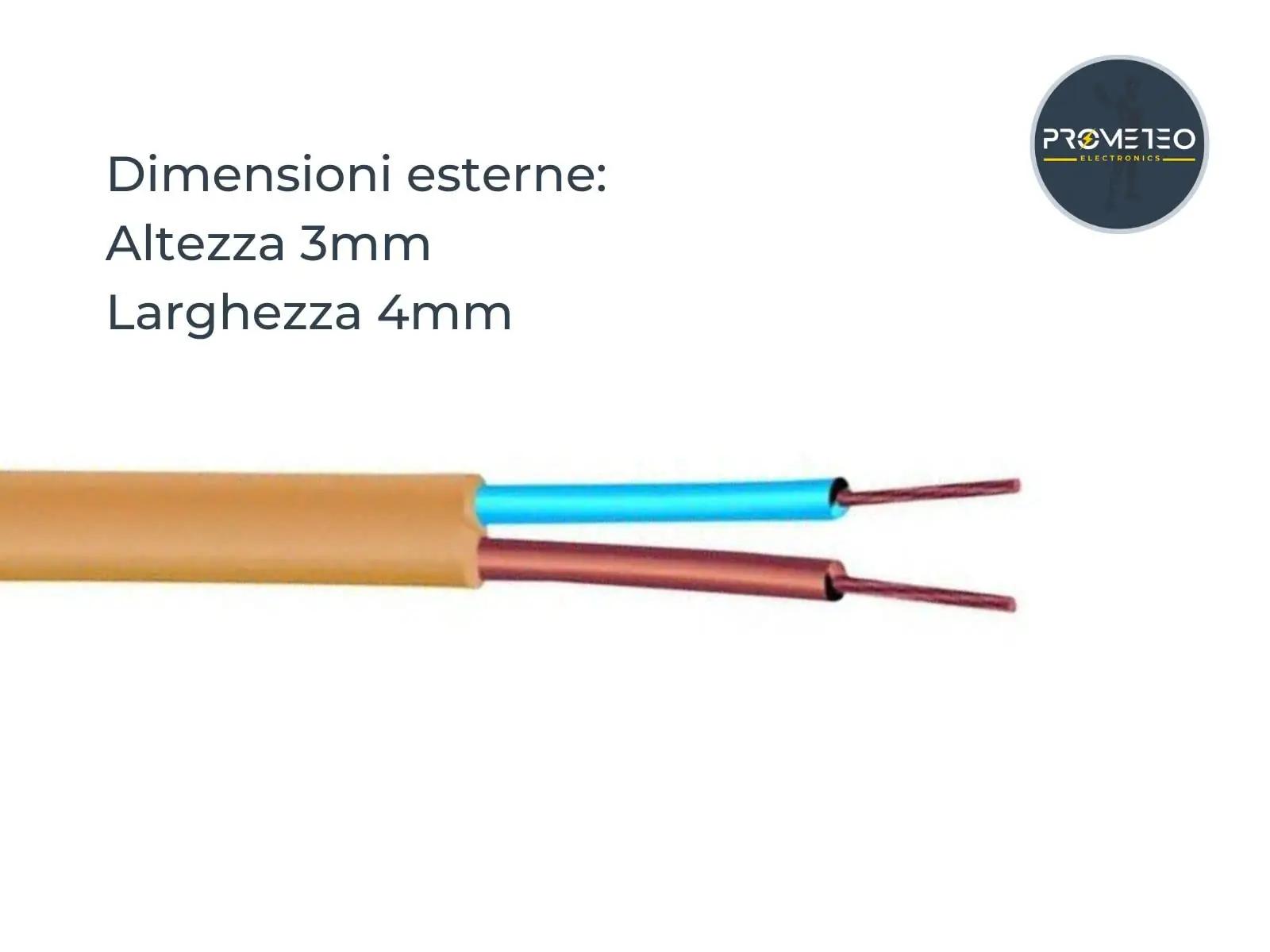 prometeo electronics kuldne lame kummikaabel 10m – pilt 6
