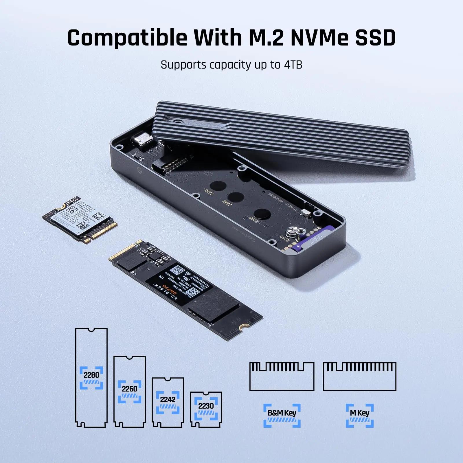 DockCase alumiiniumist SSD-korpus – kaitse ja kiire andmeedastus – pilt 6