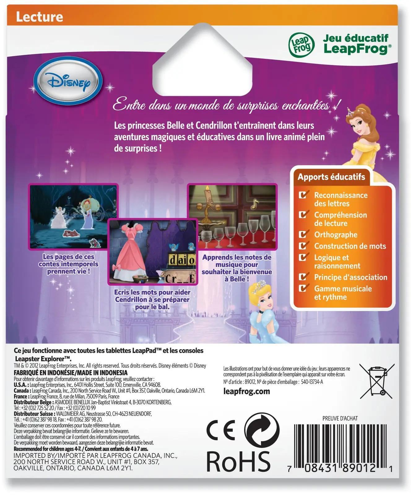 LeapFrog õppekaart Disney-teemaline kingitus lastele – pakend ja tarvikud