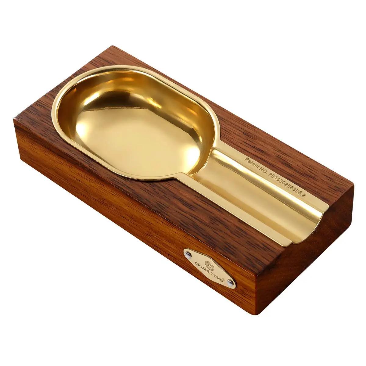 CIGARLOONG merbau-kujuline vask-ashtray — stiilne terrassile