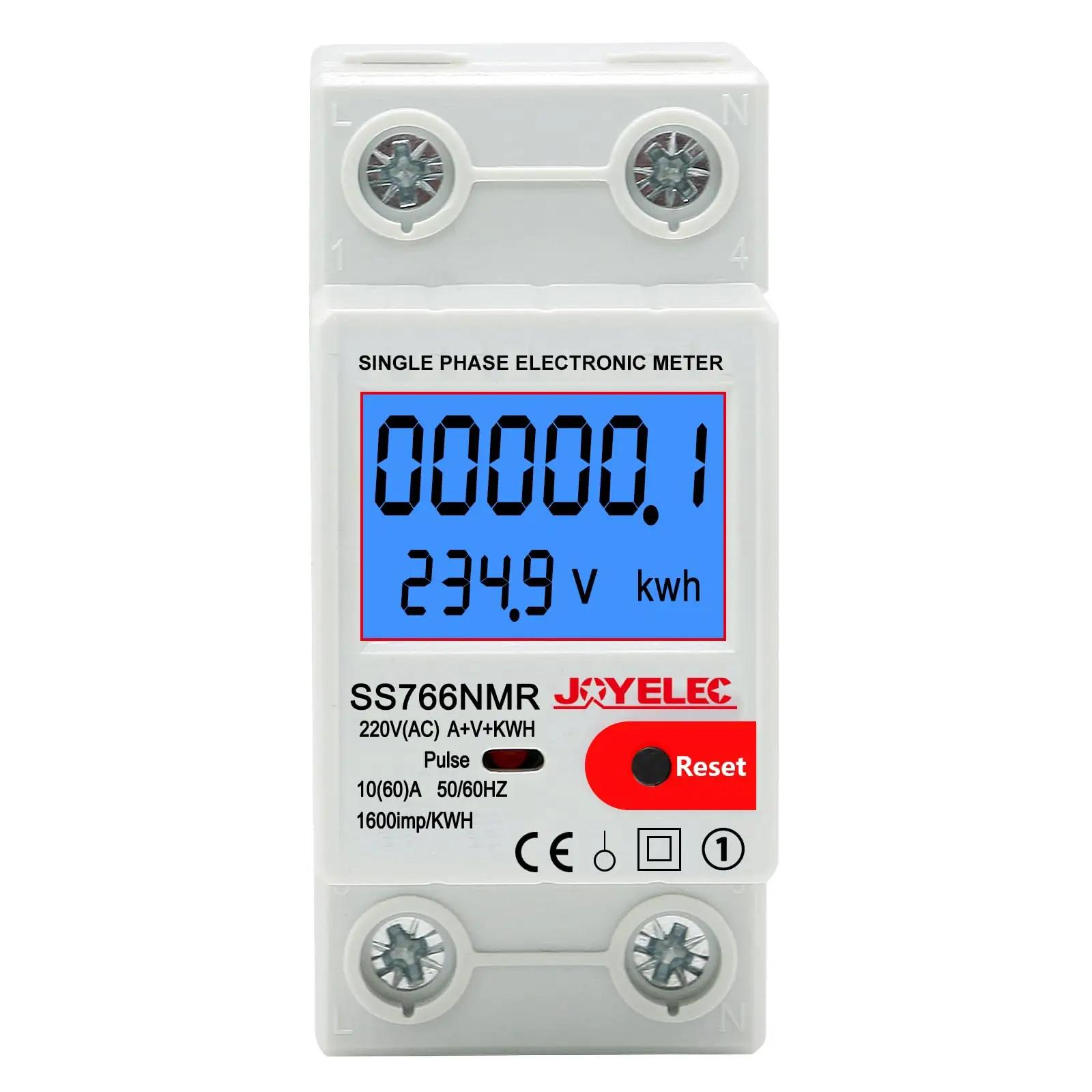 JOYELEC energiamõõtur DIN-kinnitus 230V 10(60)A – pilt 6