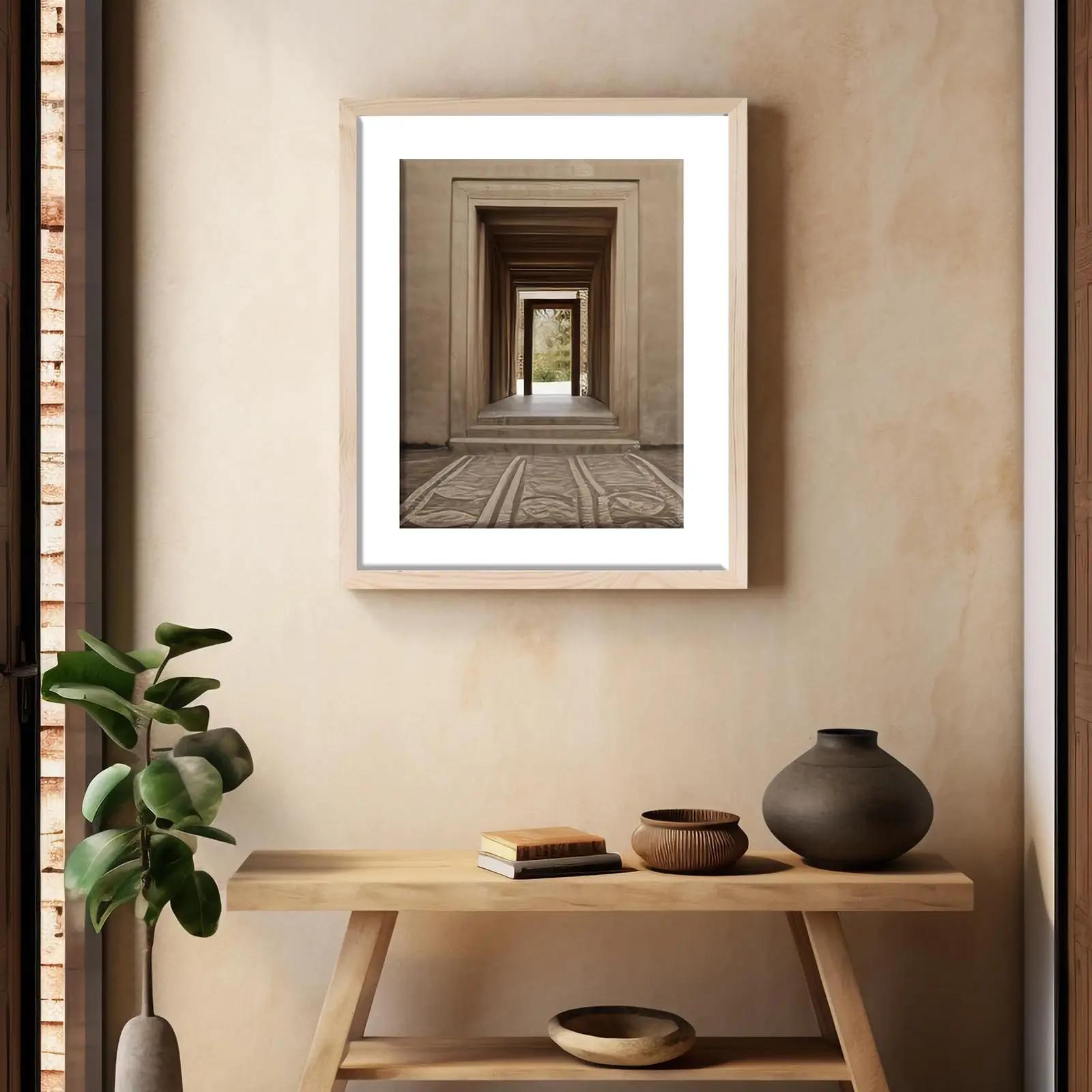 kollyseek puidust foto raam 30×40 cm – stiilne tubaka toon – pilt 6