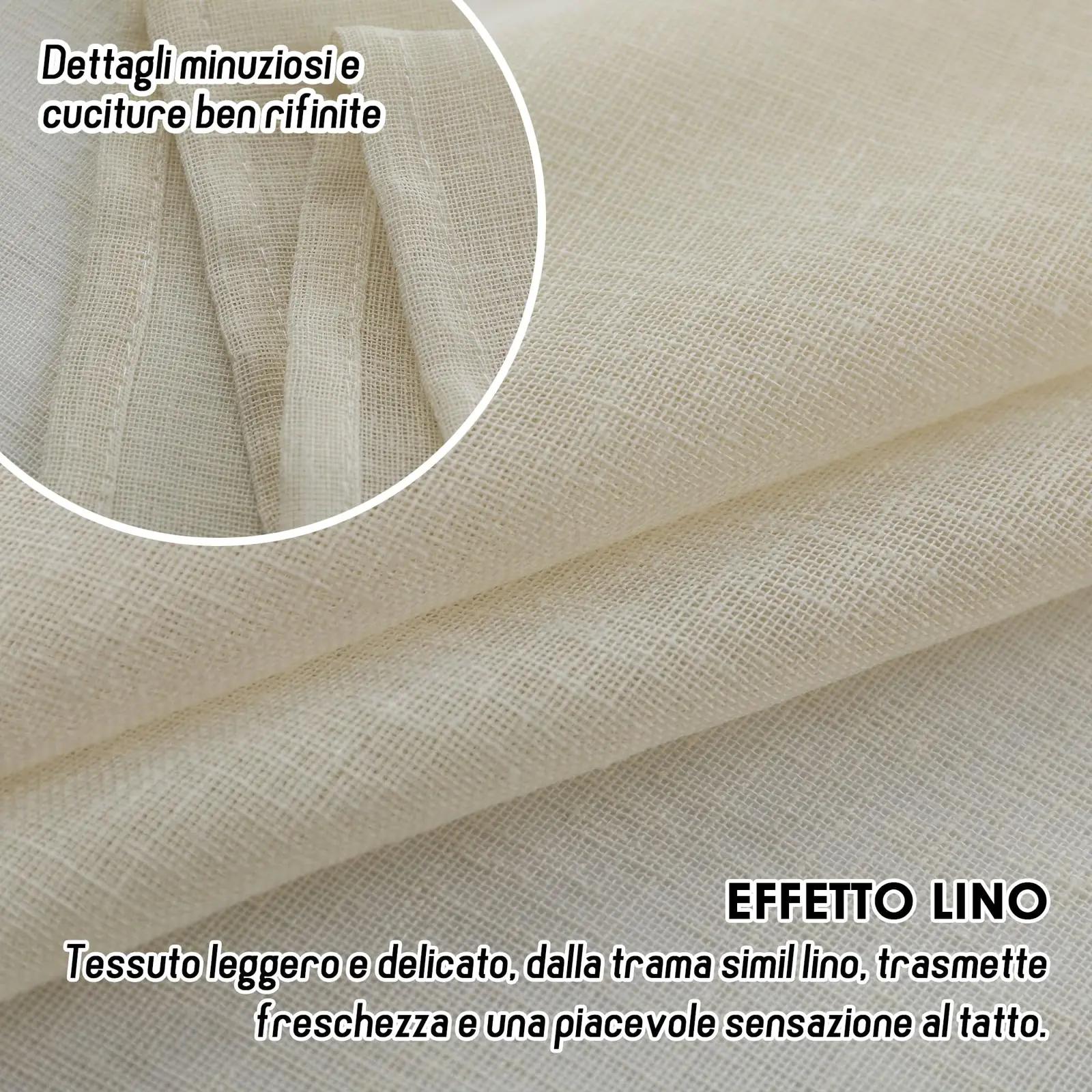 GIRASOLE HOME kerge linane efektiga kardin (2 paneeli) – pilt 6