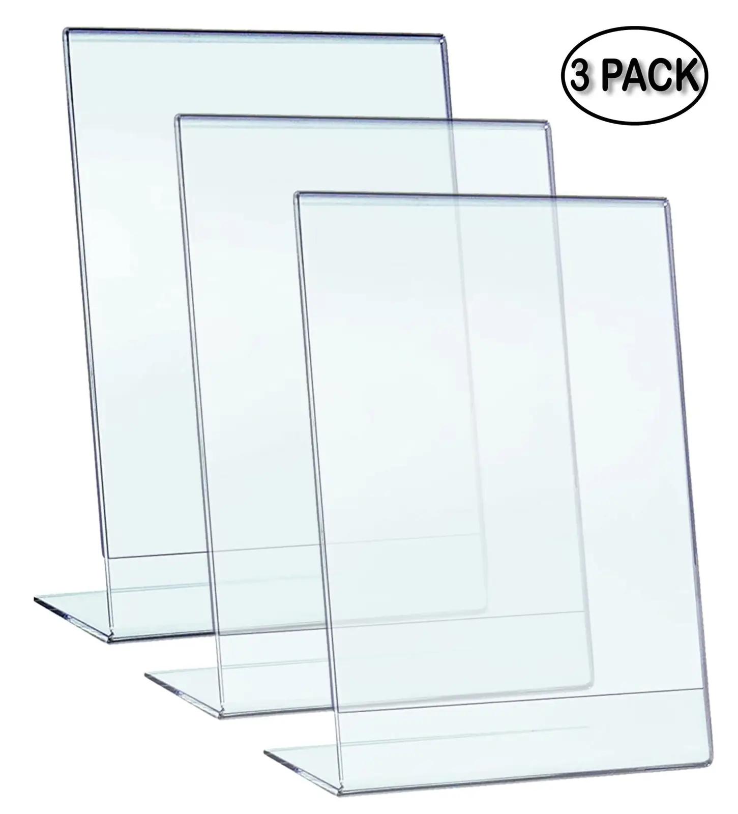 PAJADA läbipaistev A4 plexiglas menüü- ja hinnatugi – pilt 9