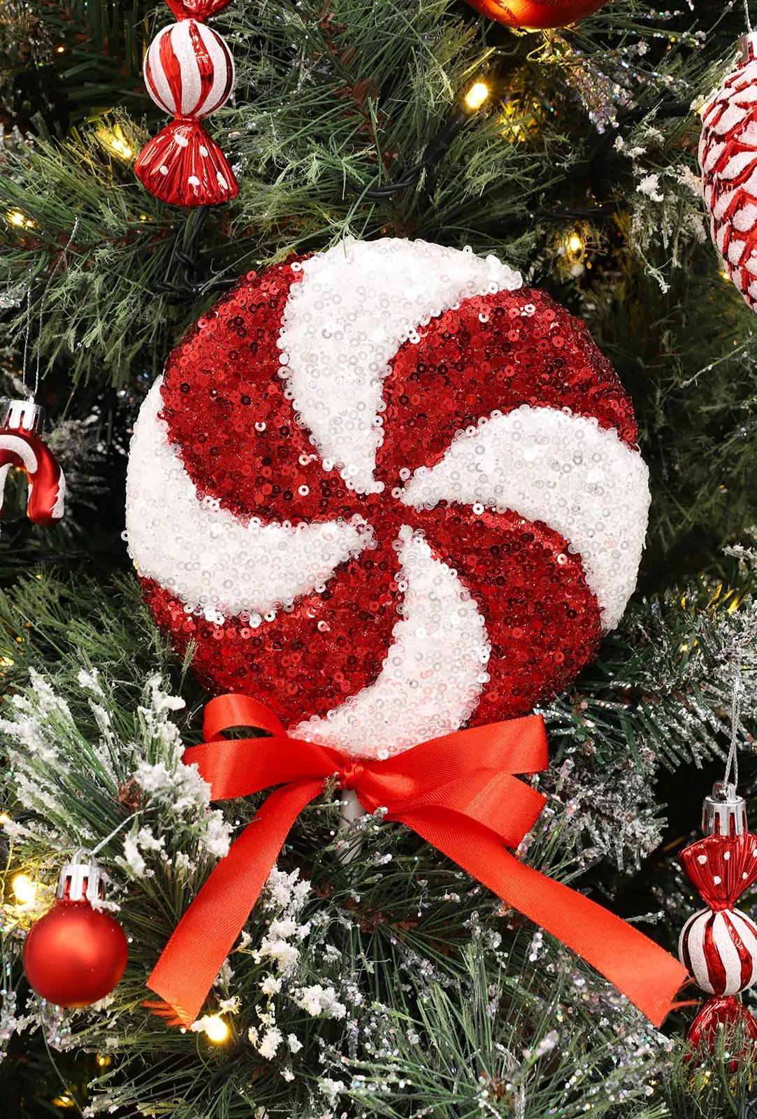 Christmas Concepts glitreeriv 36 cm lutsukujuline – pilt 6