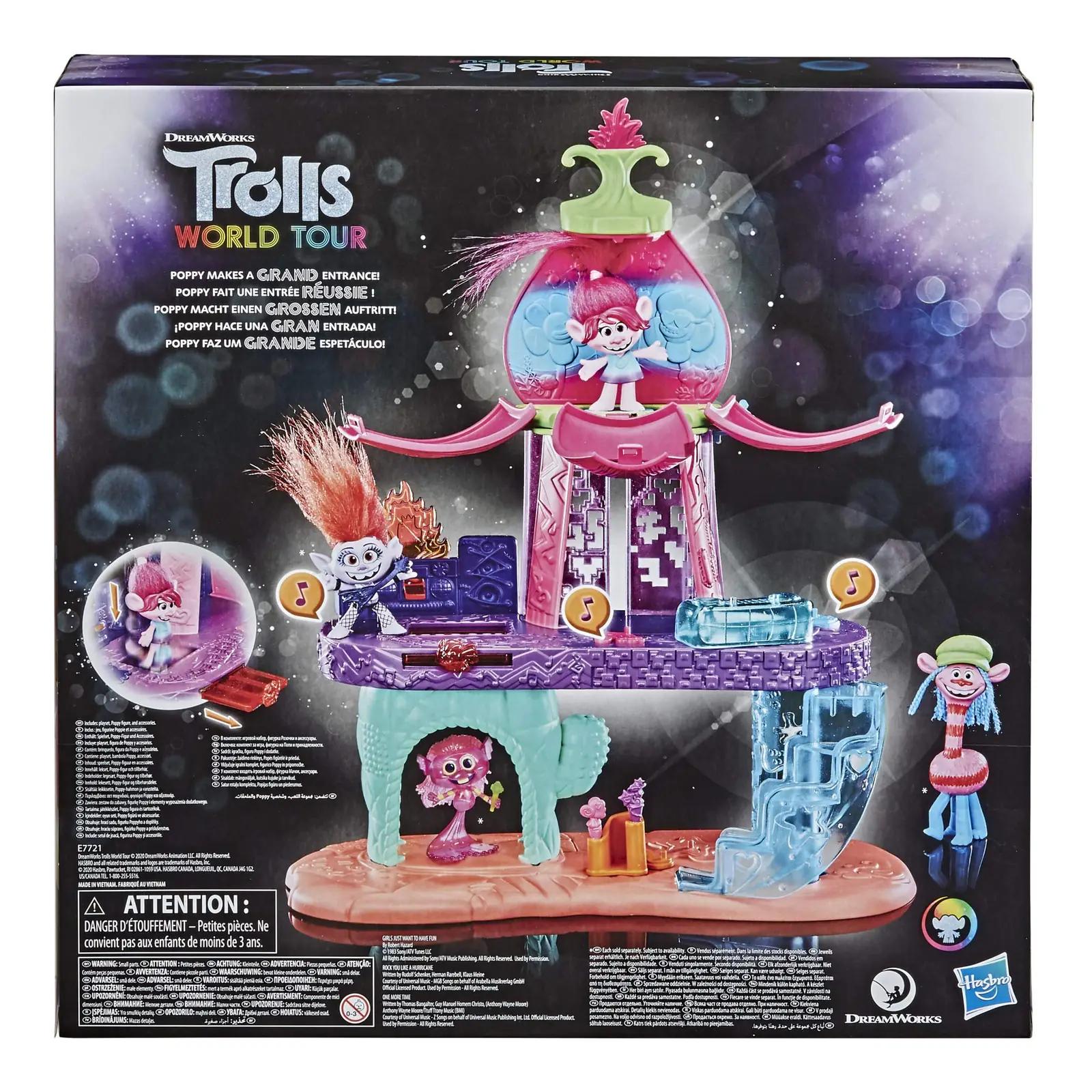 DREAMWORKS TROLLS muusikaline lava Poppy–mänguasi lastele – pakend ja tarvikud