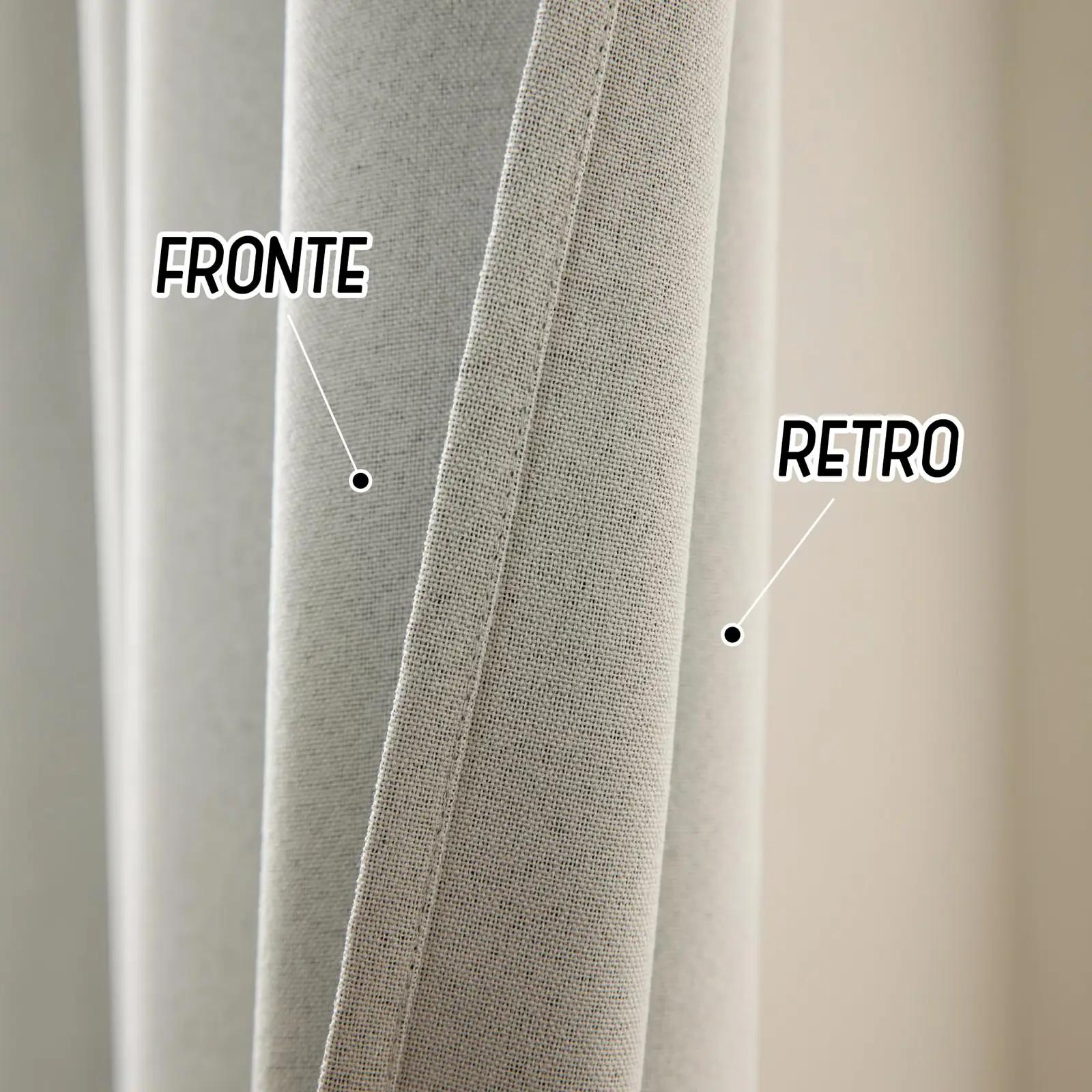 GIRASOLE HOME paksust polüestrist tumendav kardin 55×150 – pakend ja tarvikud