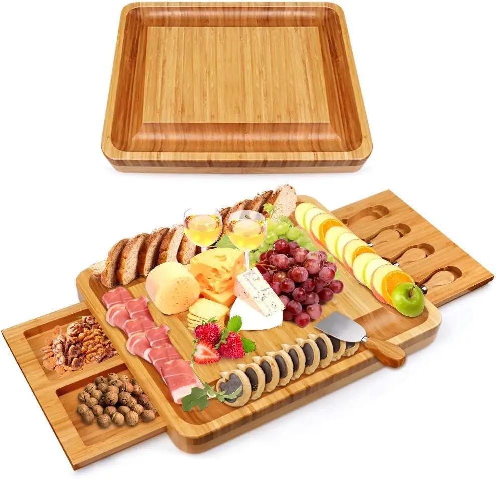 autumndeer bambusest juustulauad ja serveerimisplaat kingituseks – pilt 6