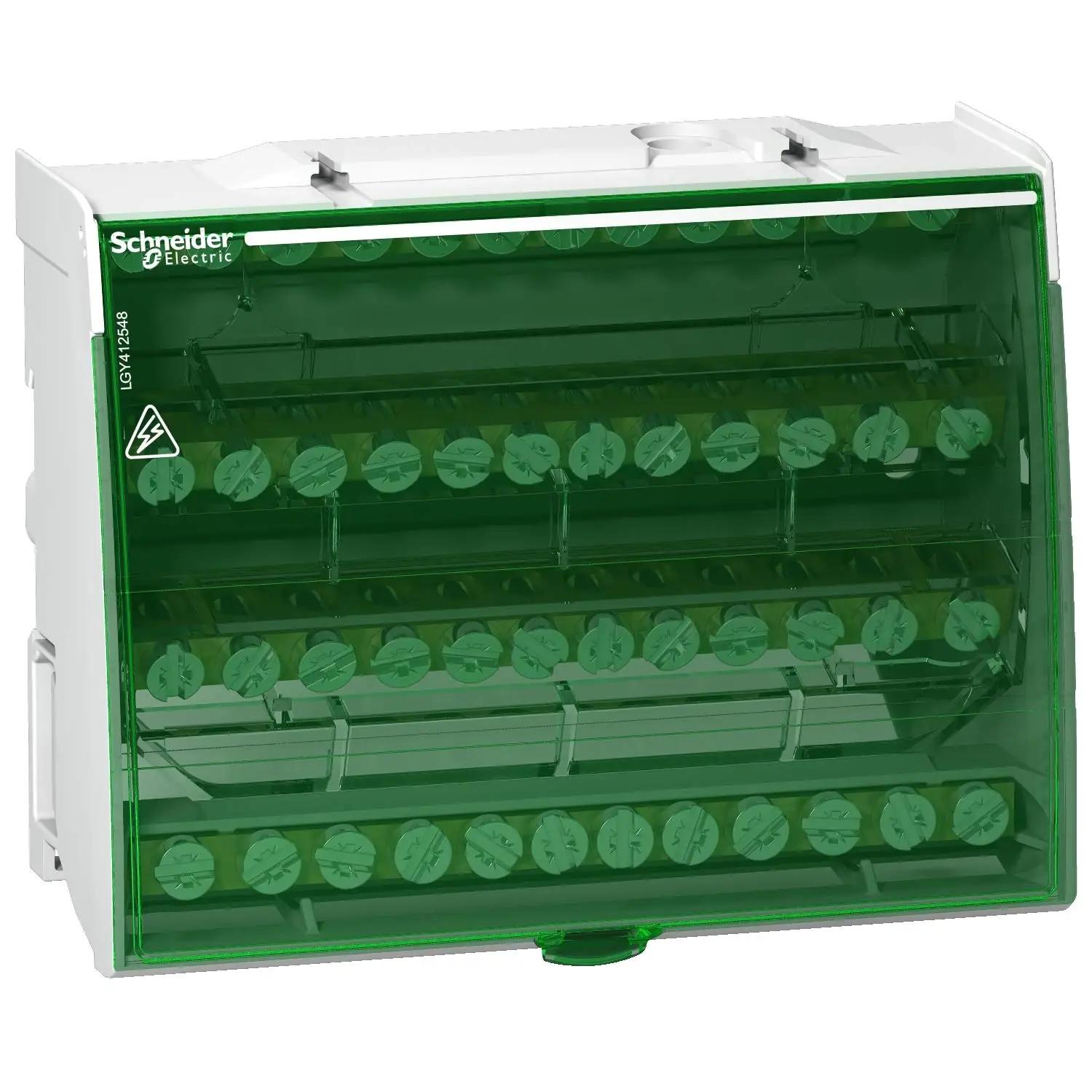 Schneider Electric vastupidav ja kompaktne jaotusklemm 4P 125A