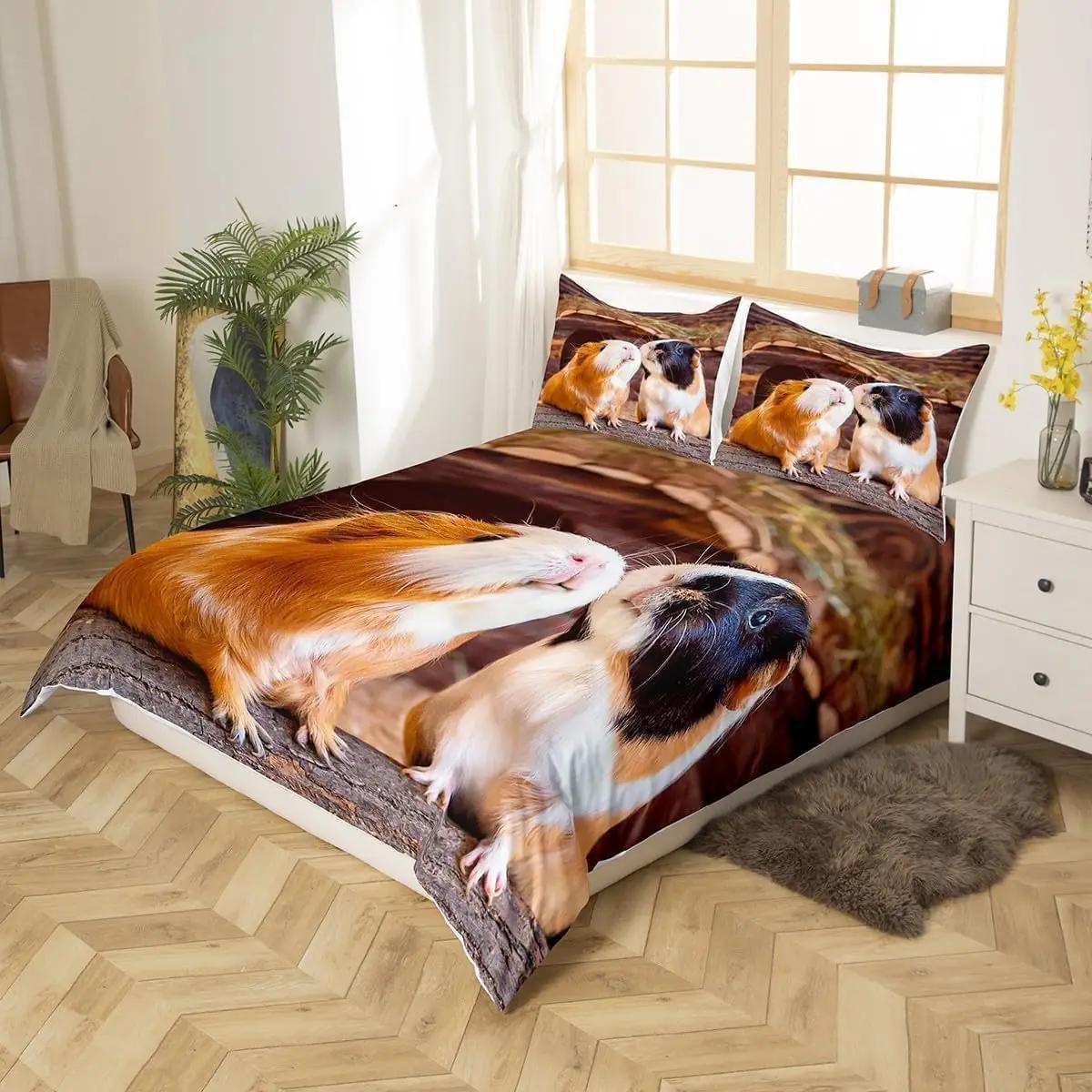 Homewish pehme mikrofibrist voodipesu 220×240 – loomapildiga – pakend ja tarvikud