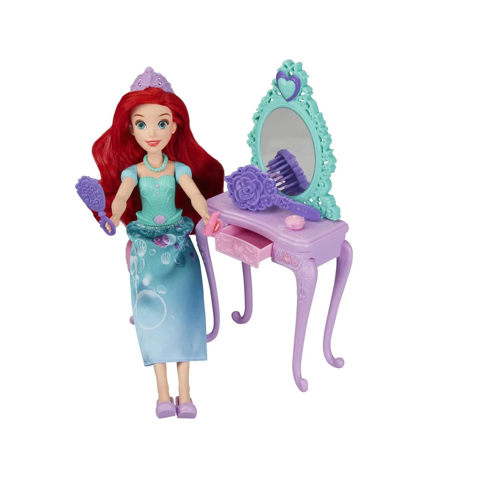 Disney Princess pehme plastist nukukomplekt – pakend ja tarvikud