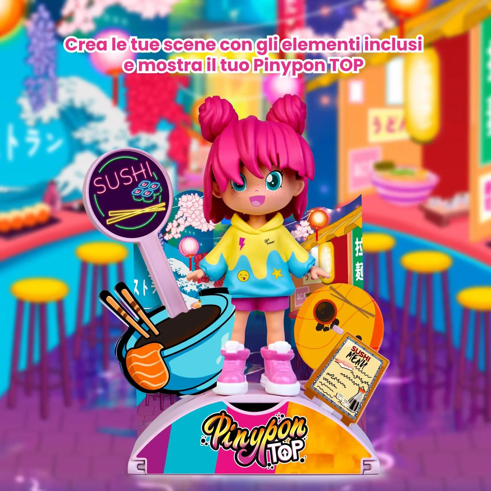 Pinypon TOP värvikas Sushi Foodie Girl – mängu- ja kingiidee – pilt 9